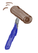 sketch of a sledgehammer