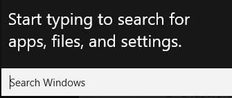 windows 10 search feature